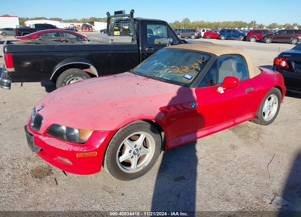 1997 BMW Z3 1.9L VIN: 4USCH7324VLB84311