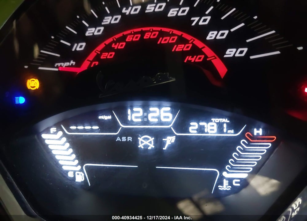 2023 VESPA GTS/SEI GIORNI 300 VIN: ZAPMD39M3P5100585