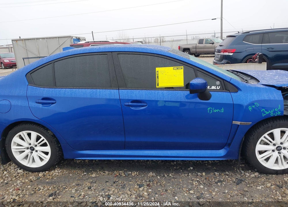 2021 SUBARU WRX VIN: JF1VA1A67M9818005