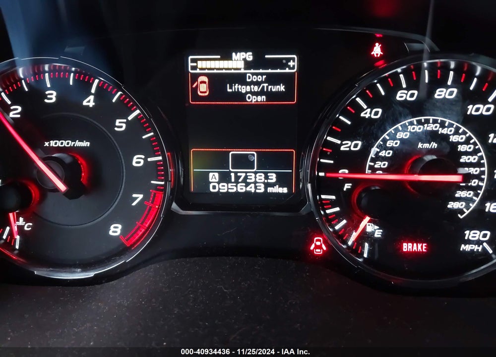 2021 SUBARU WRX VIN: JF1VA1A67M9818005