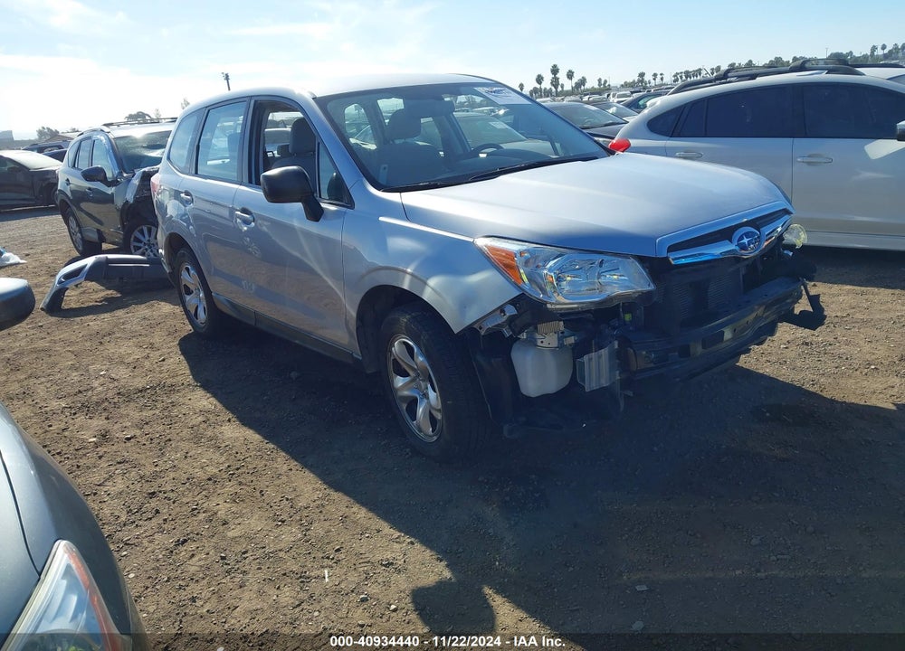 2016 SUBARU FORESTER 2.5I VIN: JF2SJAAC3GH510330