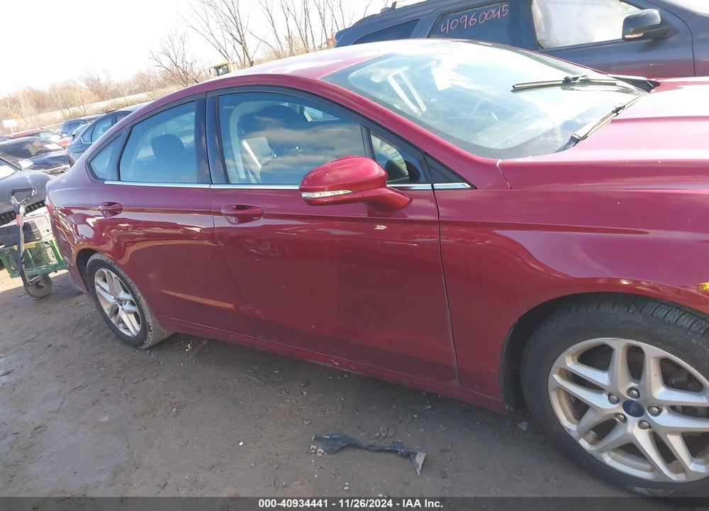 2013 FORD FUSION SE VIN: 3FA6P0H71DR340096