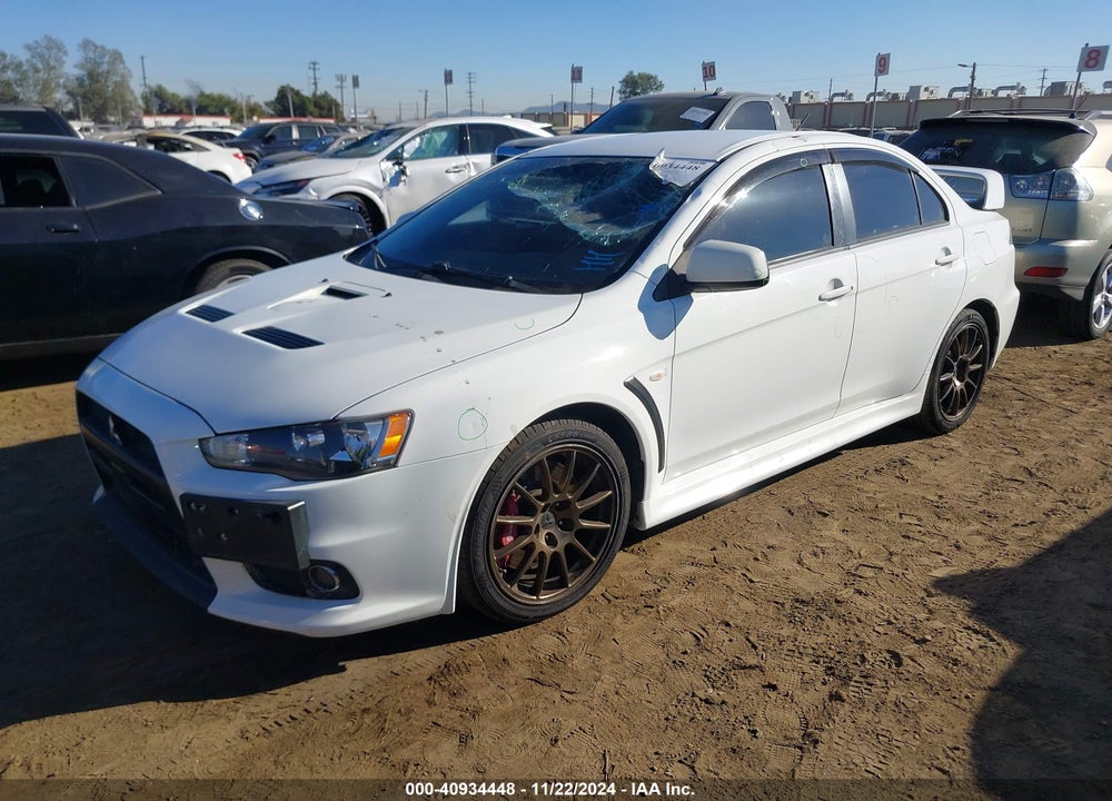 2014 MITSUBISHI LANCER EVOLUTION GSR VIN: JA32W8FV1EU025173