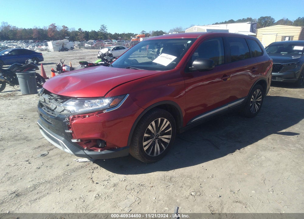 2019 MITSUBISHI OUTLANDER ES VIN: JA4AD2A39KZ004716