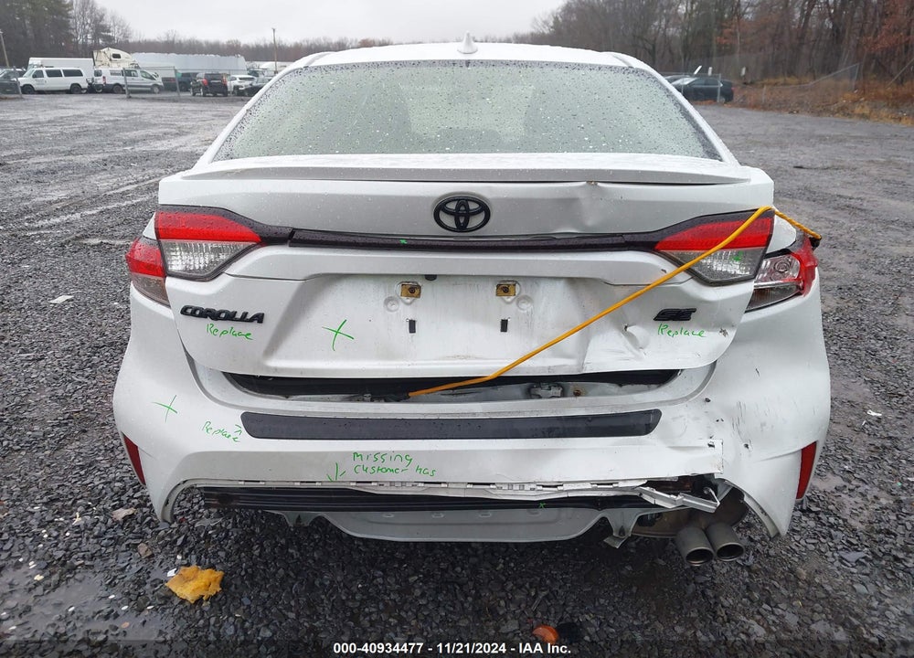 2022 TOYOTA COROLLA SE VIN: JTDS4MCE9NJ089998