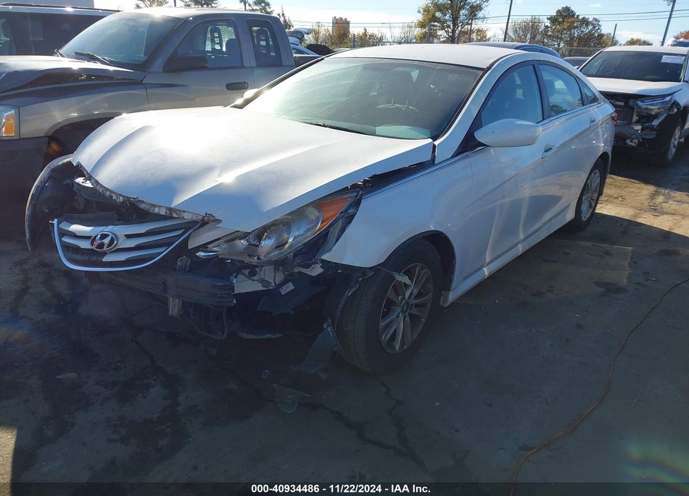 2014 HYUNDAI SONATA GLS VIN: 5NPEB4AC1EH831985