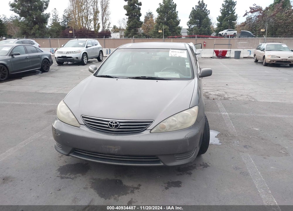 2006 TOYOTA CAMRY LE VIN: 4T1BE32K16U694477