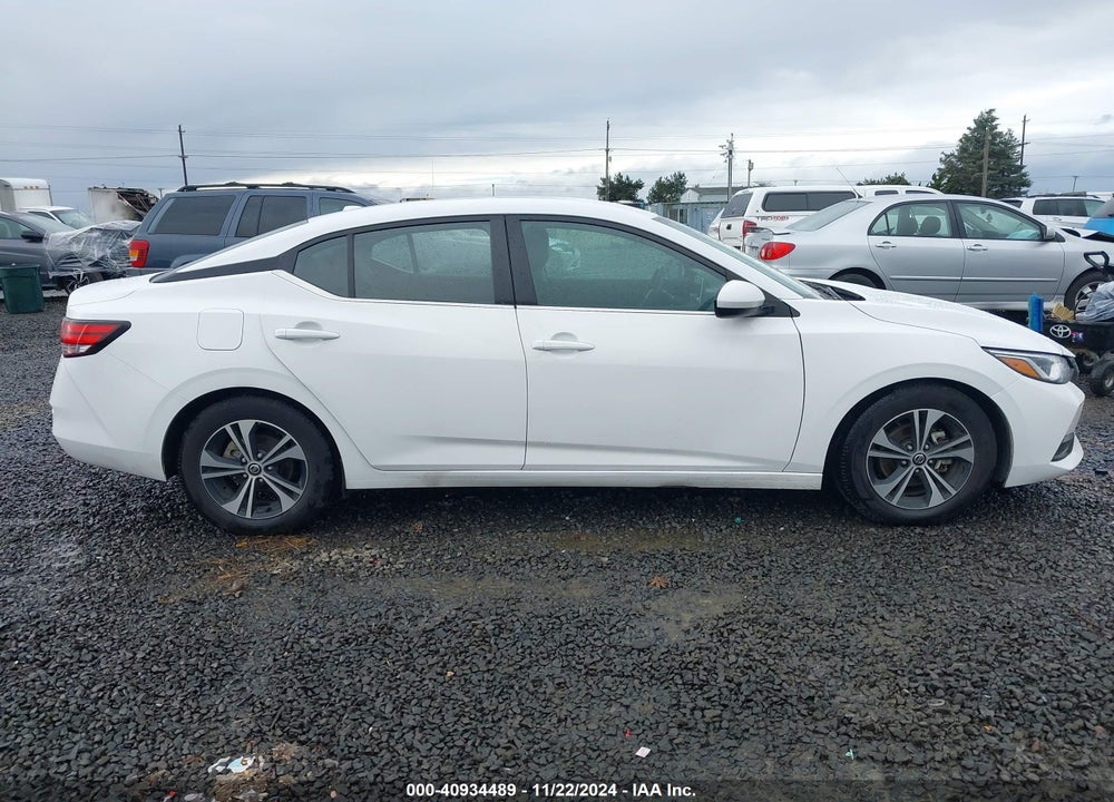 2022 NISSAN SENTRA SV XTRONIC CVT VIN: 3N1AB8CVXNY257459