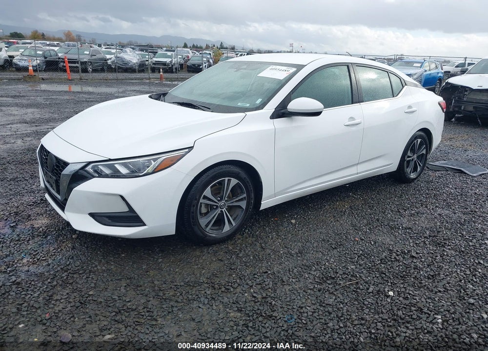 2022 NISSAN SENTRA SV XTRONIC CVT VIN: 3N1AB8CVXNY257459