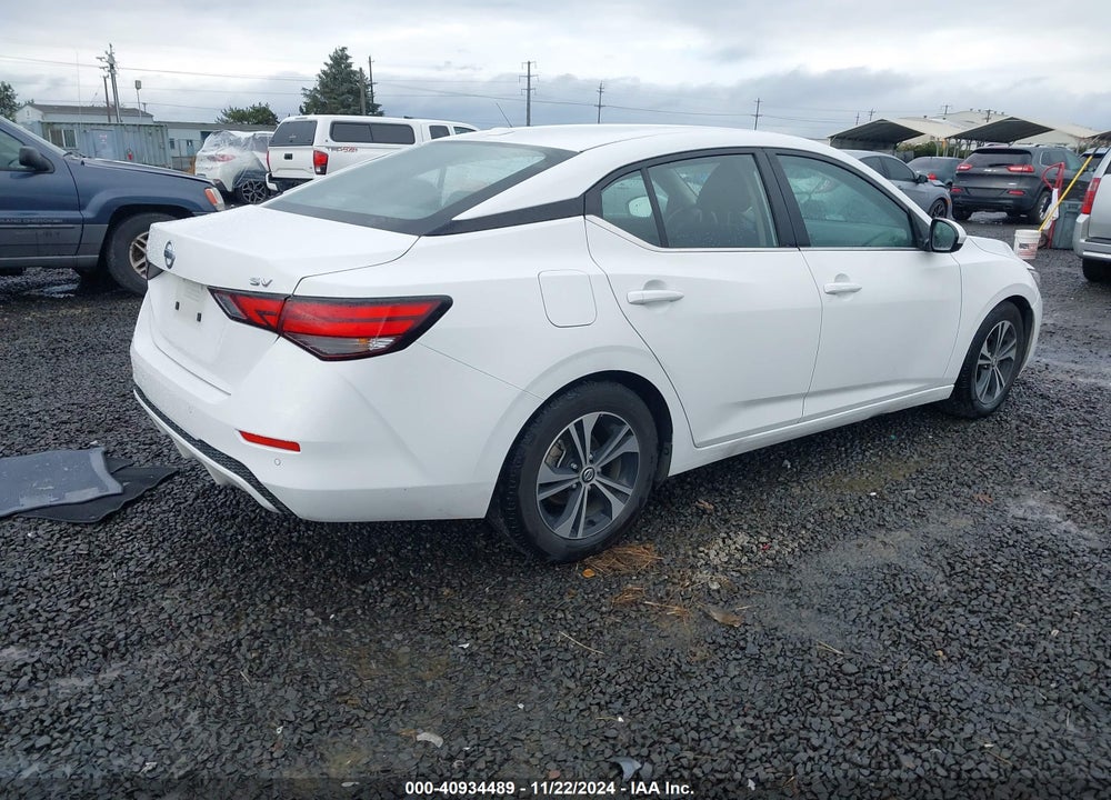 2022 NISSAN SENTRA SV XTRONIC CVT VIN: 3N1AB8CVXNY257459