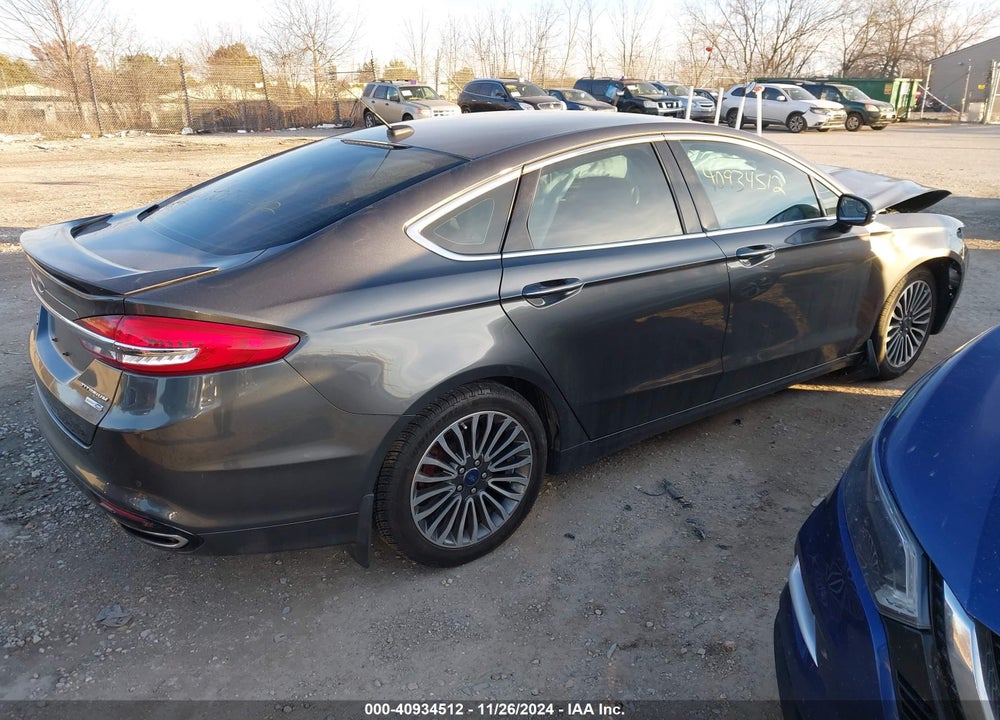 2018 FORD FUSION TITANIUM VIN: 3FA6P0D94JR268801