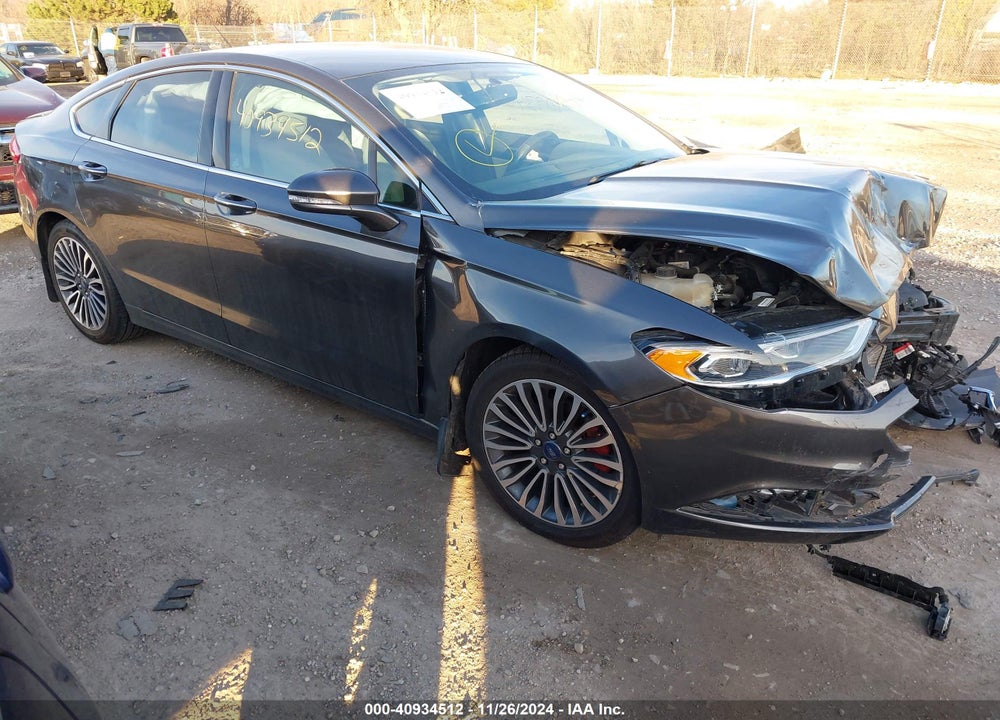 2018 FORD FUSION TITANIUM VIN: 3FA6P0D94JR268801