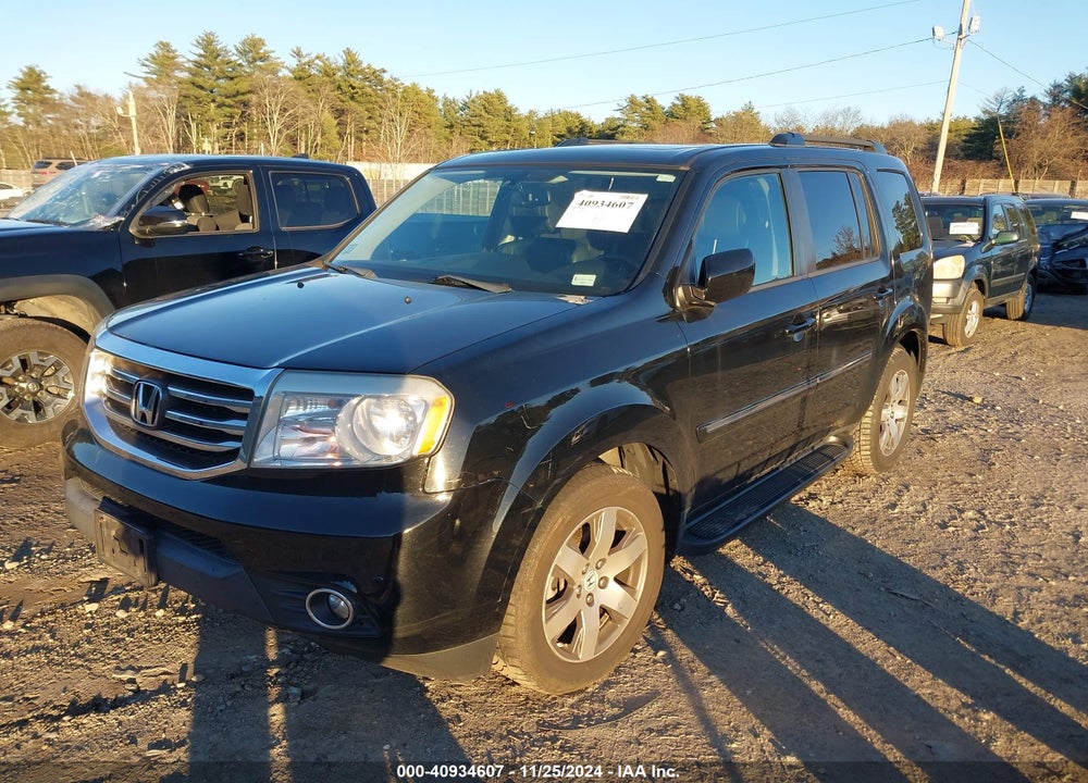 2014 HONDA PILOT TOURING VIN: 5FNYF4H96EB002338