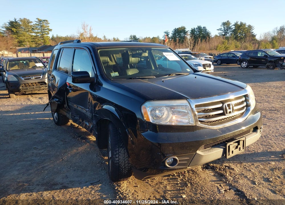 2014 HONDA PILOT TOURING VIN: 5FNYF4H96EB002338