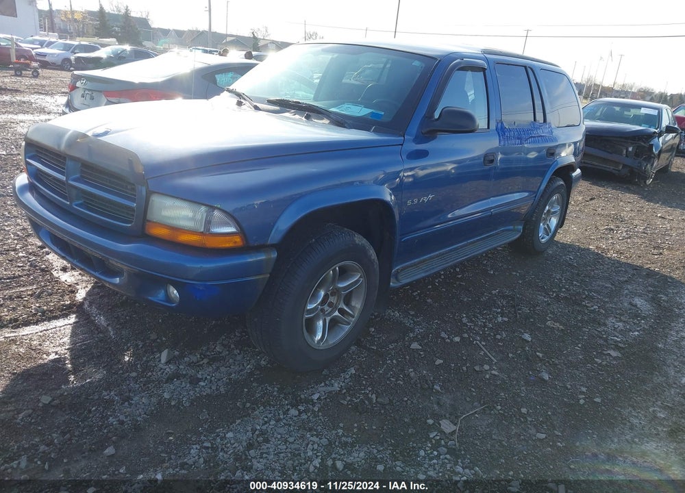 2002 DODGE DURANGO R/T VIN: 1B4HS78Z82F179622
