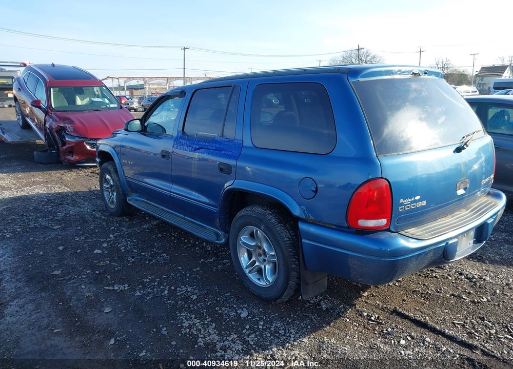 2002 DODGE DURANGO R/T VIN: 1B4HS78Z82F179622