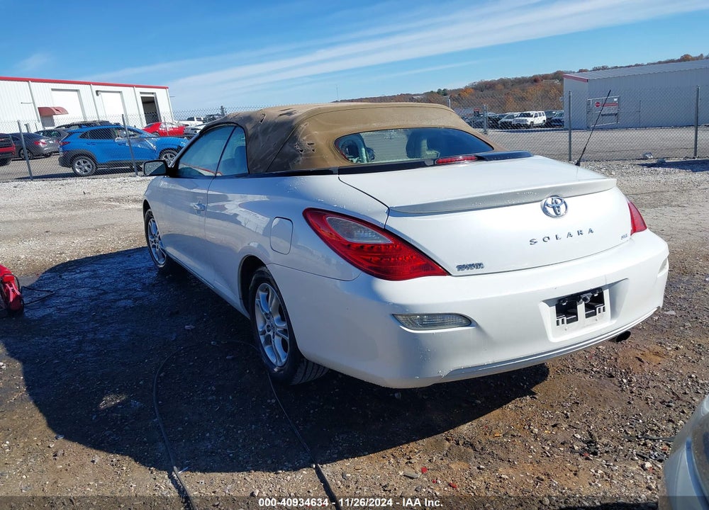 2007 TOYOTA CAMRY SOLARA SE VIN: 4T1FA38P97U132036