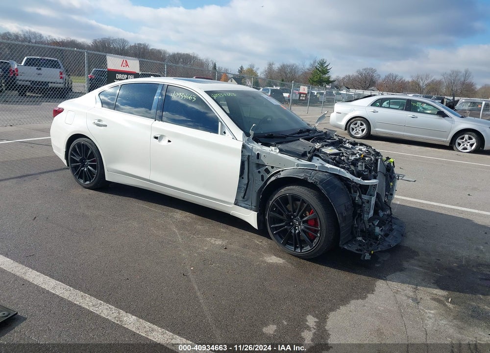 2019 INFINITI Q50 3.0T RED SPORT 400 VIN: JN1FV7AR3KM800839
