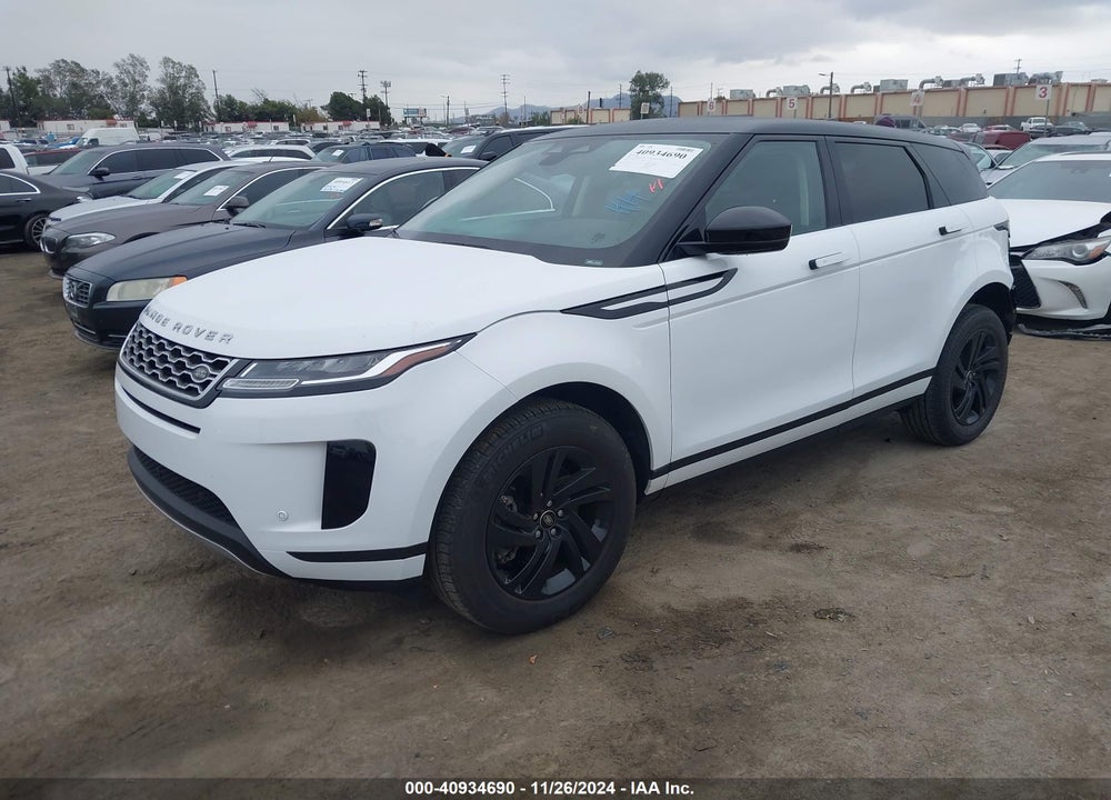 2022 LAND ROVER RANGE ROVER EVOQUE S VIN: SALZJ2FXXNH165477