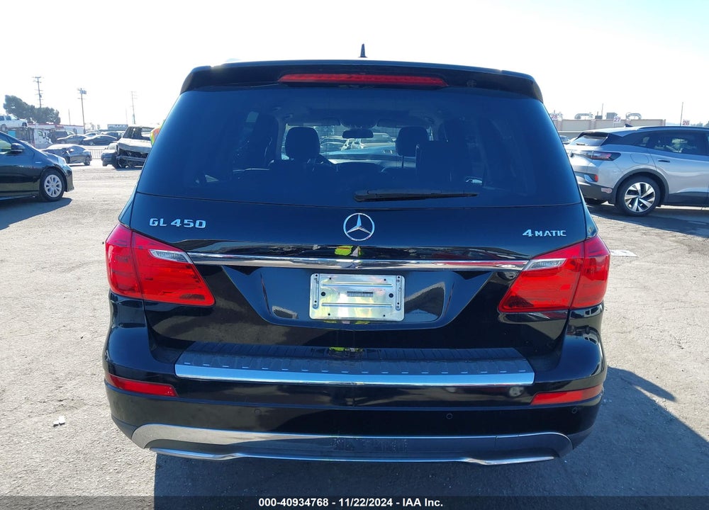2015 MERCEDES-BENZ GL 450 4MATIC VIN: 4JGDF6EE5FA532320