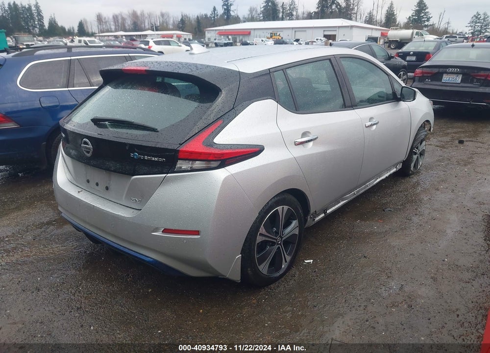 2021 NISSAN LEAF SV 40 KWH VIN: 1N4AZ1CV1MC551491