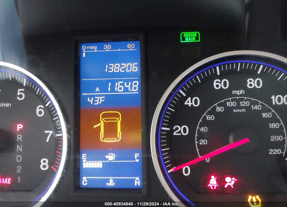 2011 HONDA CR-V EX-L VIN: 5J6RE4H78BL036483