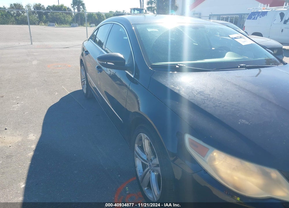 2012 VOLKSWAGEN CC SPORT VIN: WVWMN7AN1CE511553