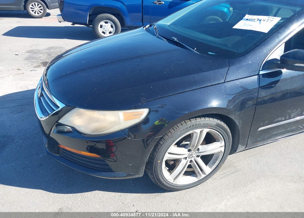 2012 VOLKSWAGEN CC SPORT VIN: WVWMN7AN1CE511553