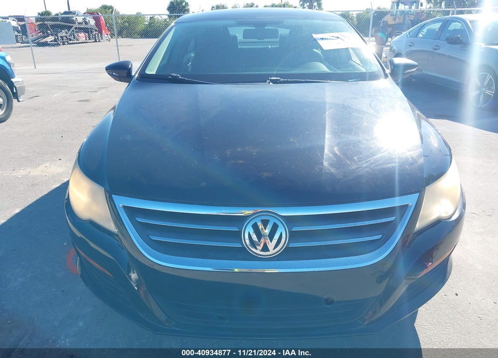 2012 VOLKSWAGEN CC SPORT VIN: WVWMN7AN1CE511553