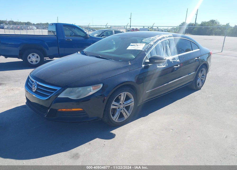 2012 VOLKSWAGEN CC SPORT VIN: WVWMN7AN1CE511553