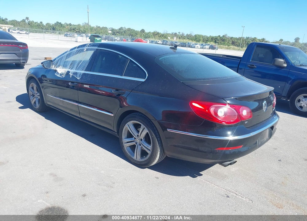 2012 VOLKSWAGEN CC SPORT VIN: WVWMN7AN1CE511553