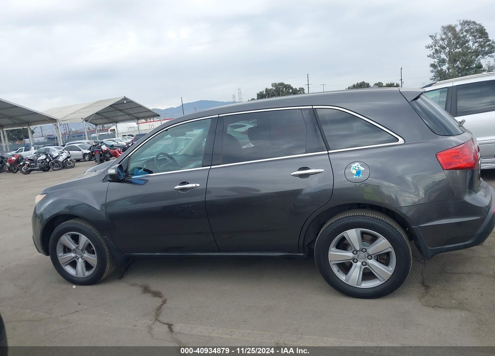 2011 ACURA MDX VIN: 2HNYD2H2XBH524628