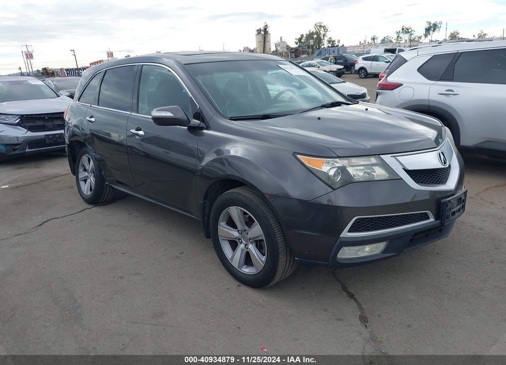 2011 ACURA MDX VIN: 2HNYD2H2XBH524628
