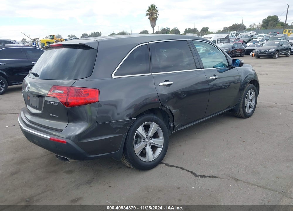 2011 ACURA MDX VIN: 2HNYD2H2XBH524628
