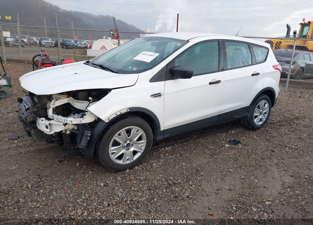 2013 FORD ESCAPE S VIN: 1FMCU0F77DUA98895
