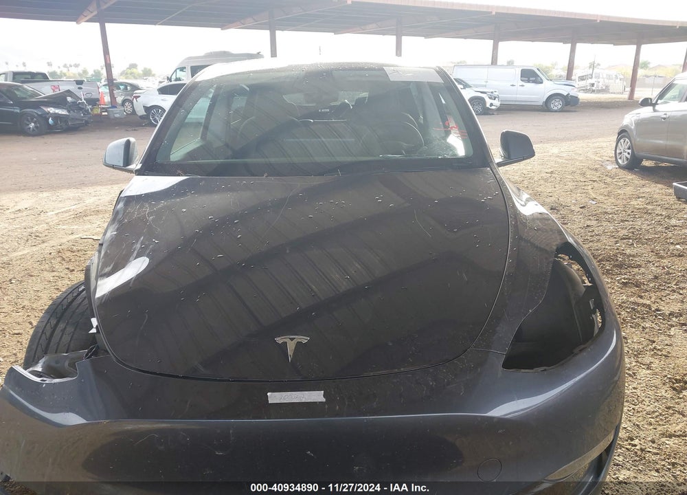 2021 TESLA MODEL Y LONG RANGE DUAL MOTOR ALL-WHEEL DRIVE VIN: 5YJYGDEE8MF200464