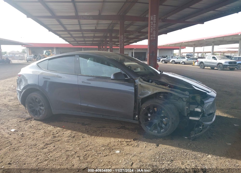 2021 TESLA MODEL Y LONG RANGE DUAL MOTOR ALL-WHEEL DRIVE VIN: 5YJYGDEE8MF200464