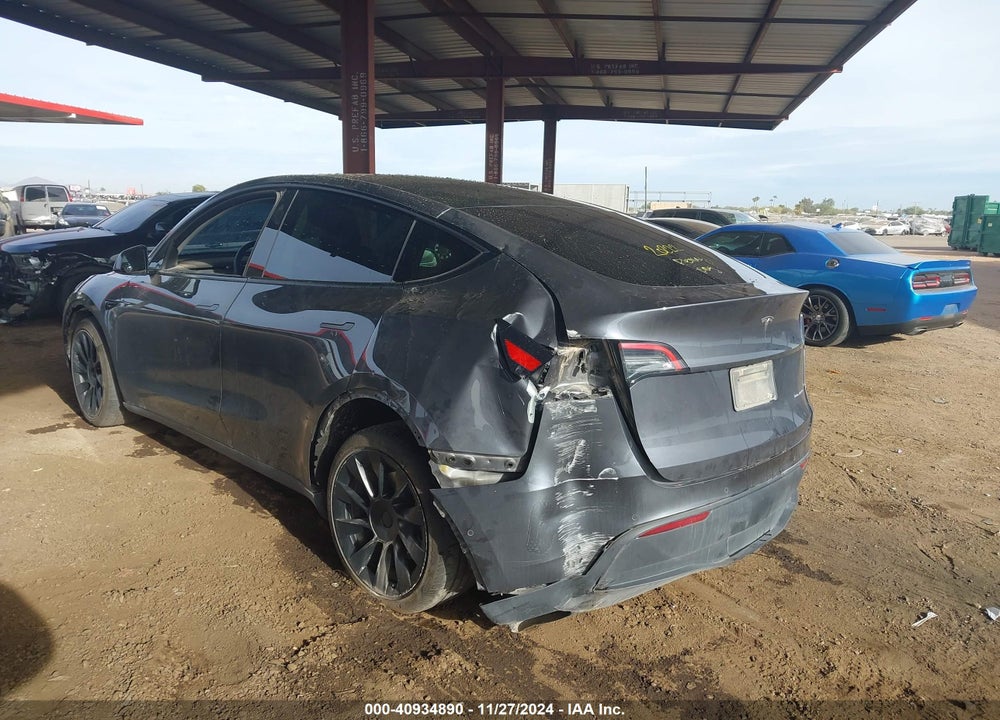 2021 TESLA MODEL Y LONG RANGE DUAL MOTOR ALL-WHEEL DRIVE VIN: 5YJYGDEE8MF200464