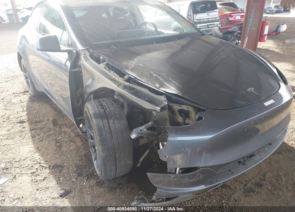 2021 TESLA MODEL Y LONG RANGE DUAL MOTOR ALL-WHEEL DRIVE VIN: 5YJYGDEE8MF200464
