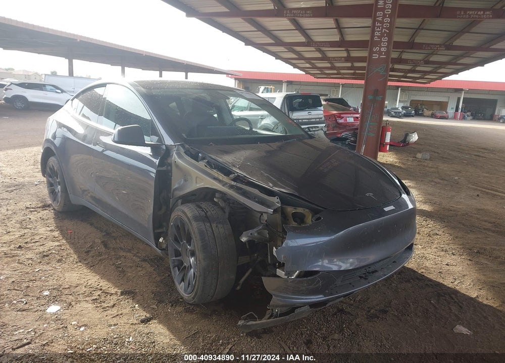 2021 TESLA MODEL Y LONG RANGE DUAL MOTOR ALL-WHEEL DRIVE VIN: 5YJYGDEE8MF200464