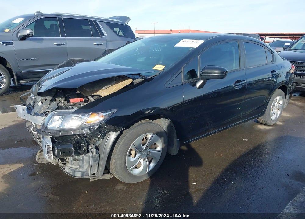 2015 HONDA CIVIC LX VIN: 19XFB2F56FE115754