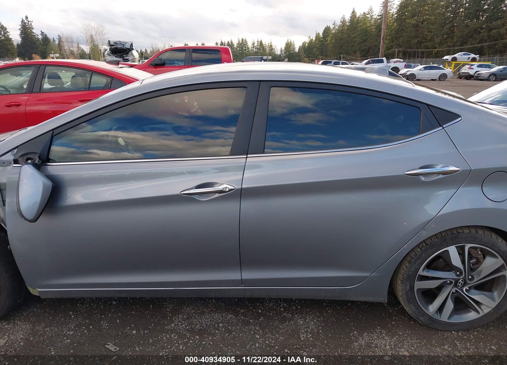 2015 HYUNDAI ELANTRA VIN: KMHDH4AE8FU347634