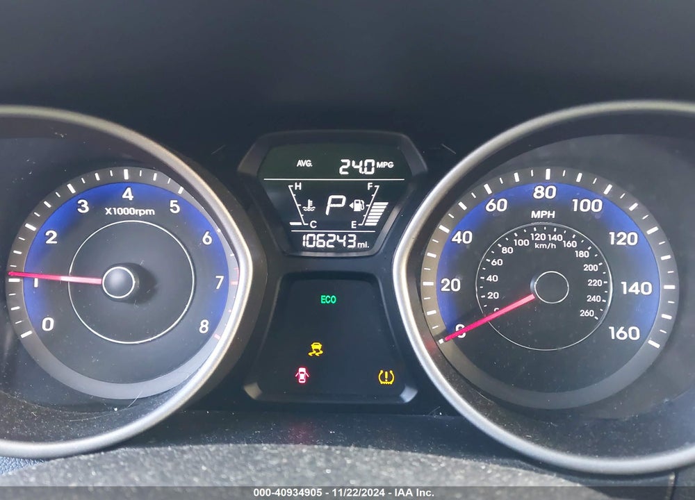 2015 HYUNDAI ELANTRA VIN: KMHDH4AE8FU347634