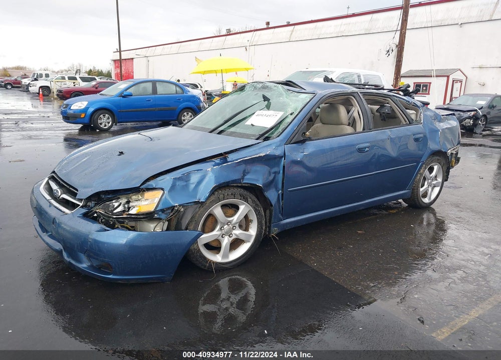 2007 SUBARU LEGACY VIN: 4S3BL616577209046
