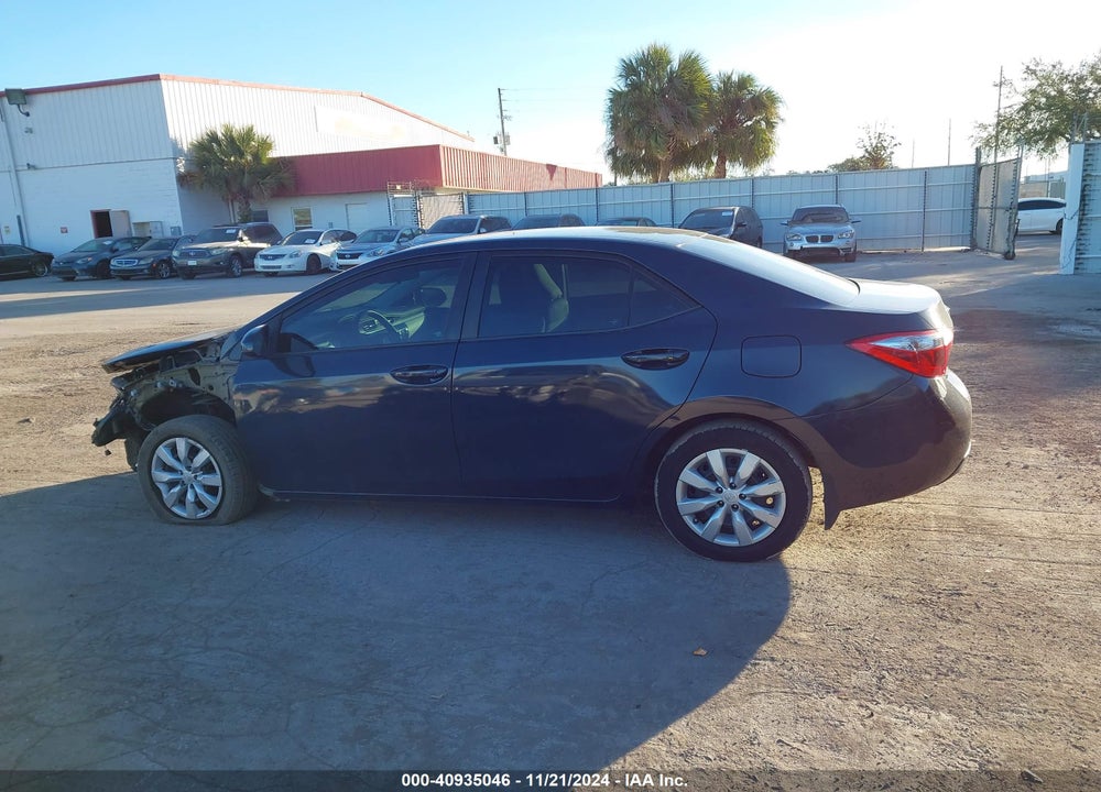 2016 TOYOTA COROLLA LE VIN: 5YFBURHE5GP558895