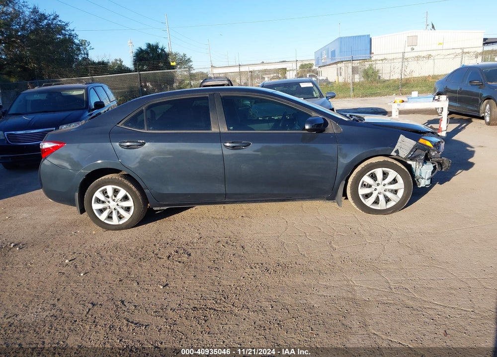 2016 TOYOTA COROLLA LE VIN: 5YFBURHE5GP558895