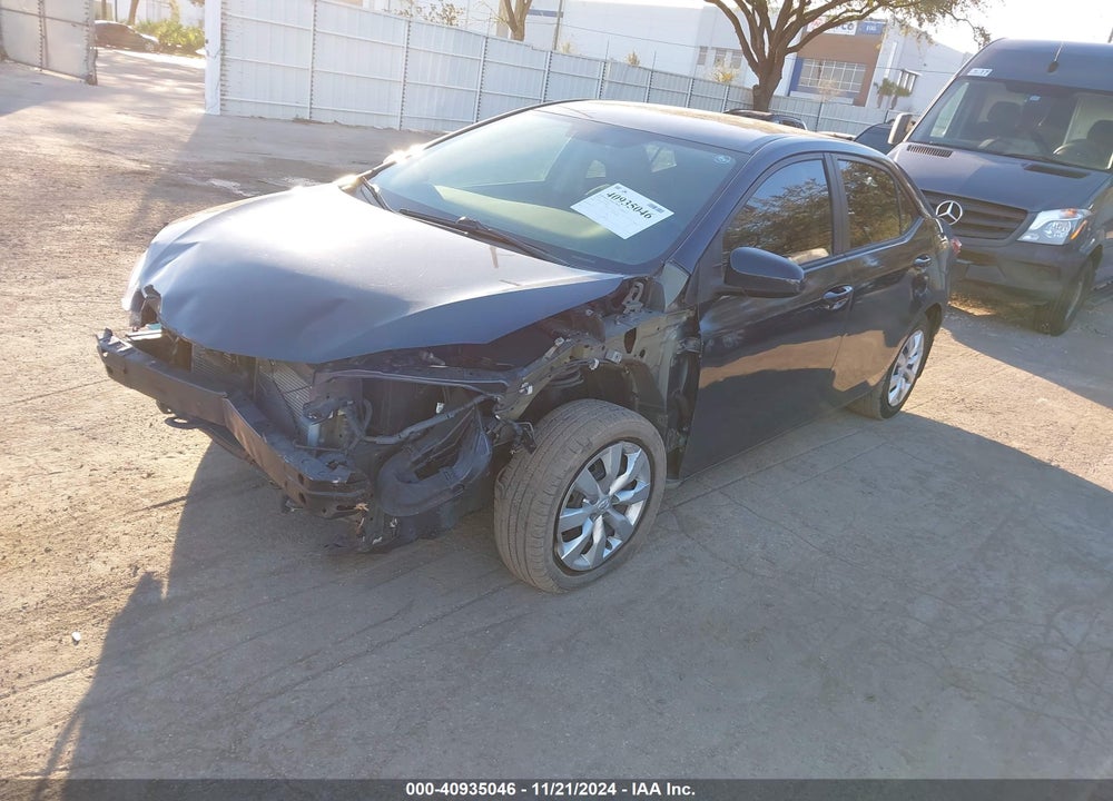 2016 TOYOTA COROLLA LE VIN: 5YFBURHE5GP558895