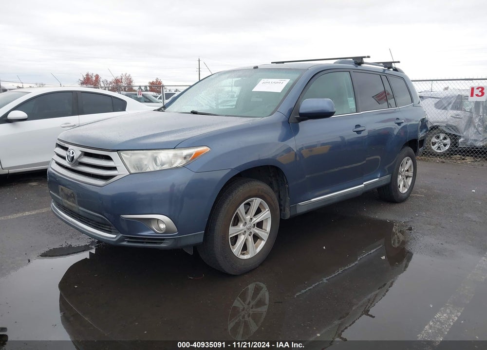 2013 TOYOTA HIGHLANDER SE V6 VIN: 5TDBK3EH3DS245655
