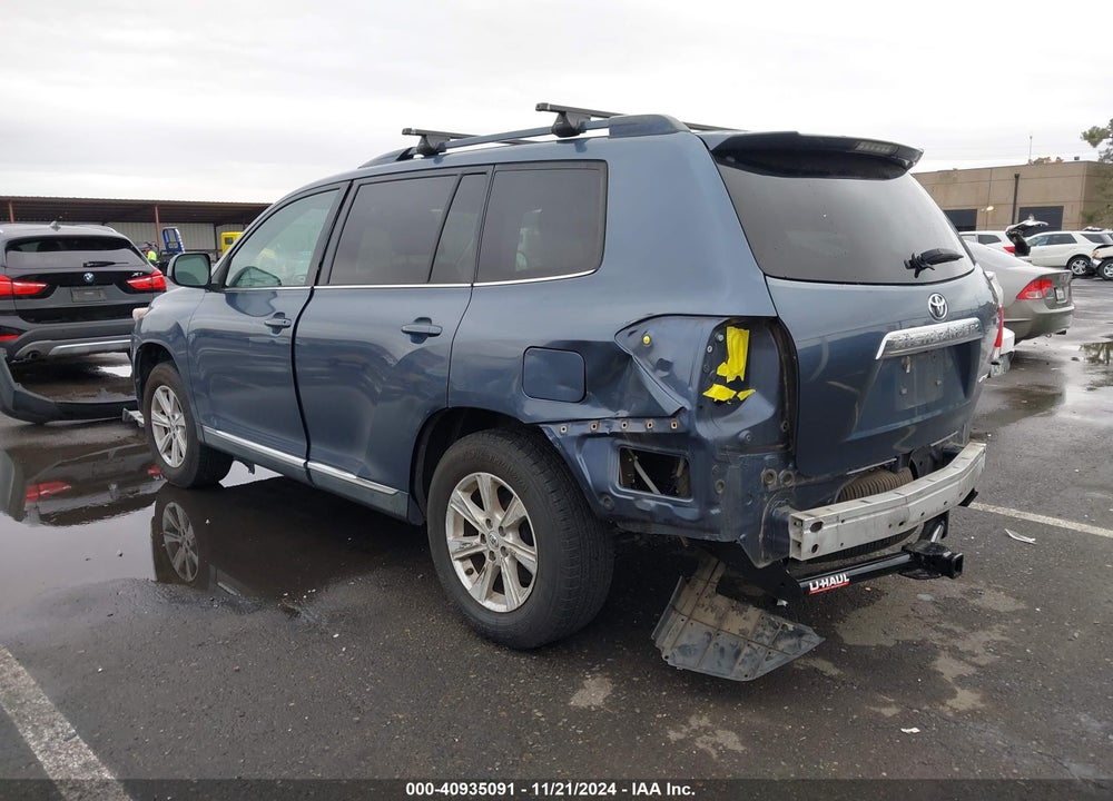 2013 TOYOTA HIGHLANDER SE V6 VIN: 5TDBK3EH3DS245655