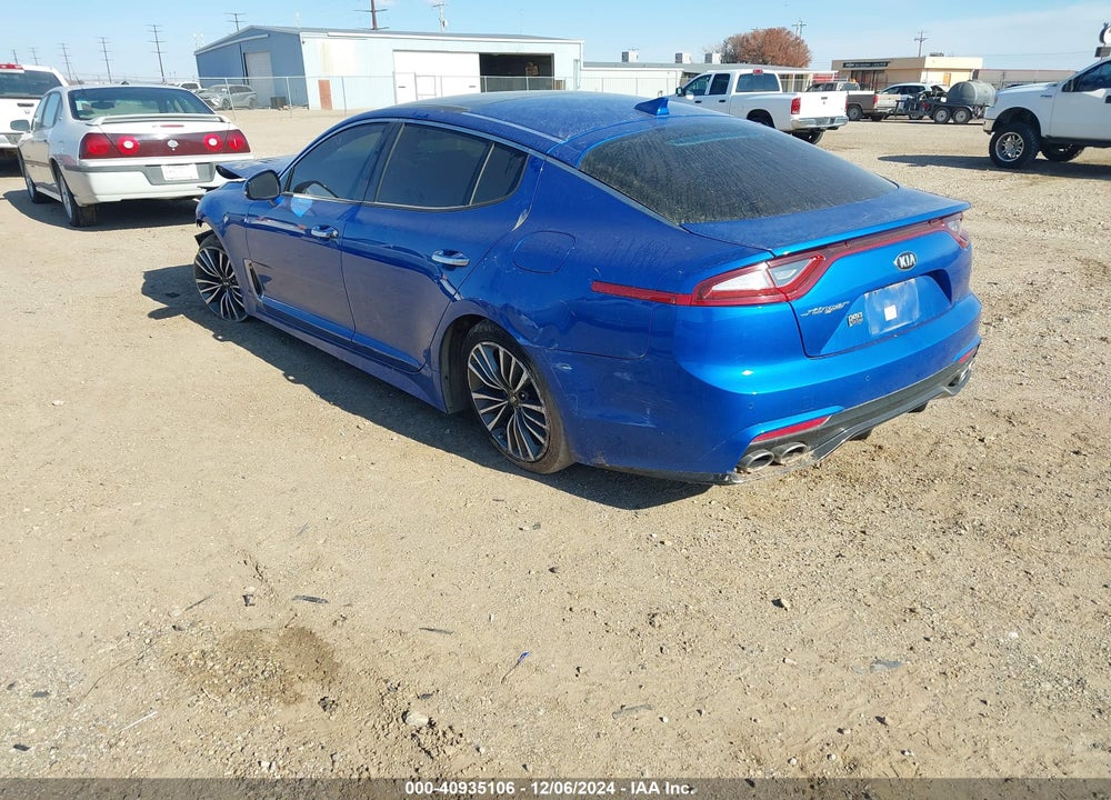 2018 KIA STINGER VIN: KNAE25LA9J6014461